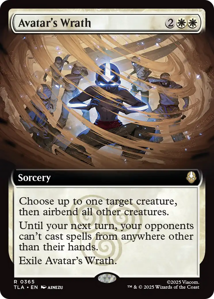 Avatar's Wrath (Extended Art) [Avatar: The Last Airbender] - Magic: The Gathering - Card Brawlers | Quebec | Canada |