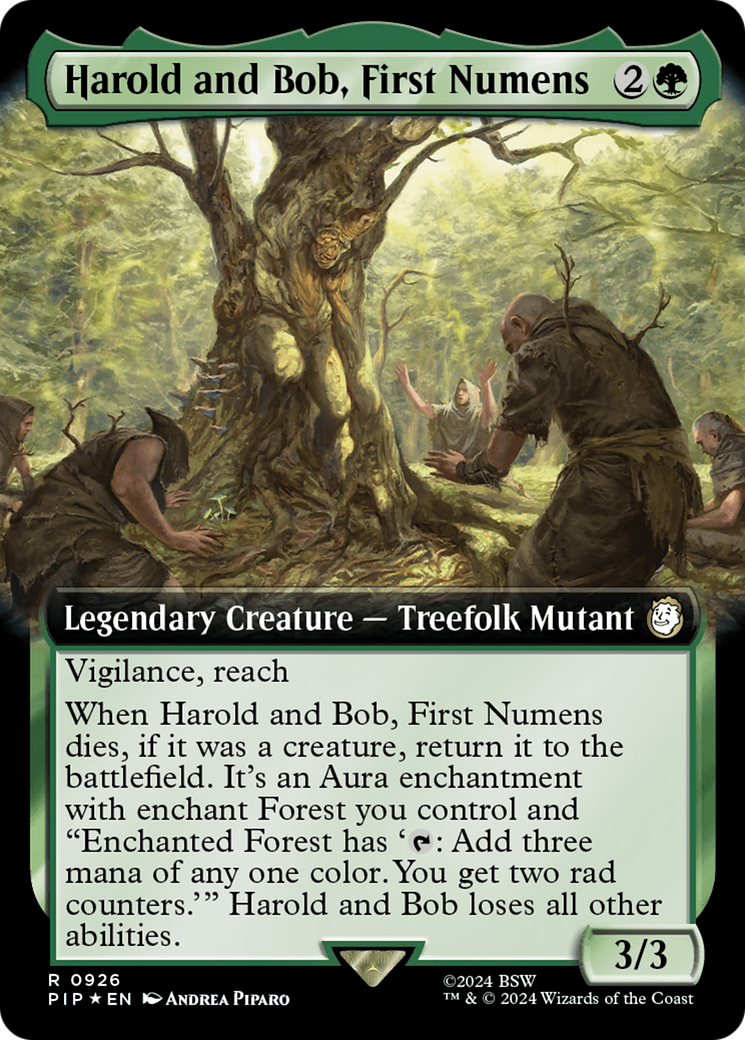 Harold and Bob, First Numens (Extended Art) (Surge Foil) [Fallout] - Magic: The Gathering - Card Brawlers | Quebec | Canada |