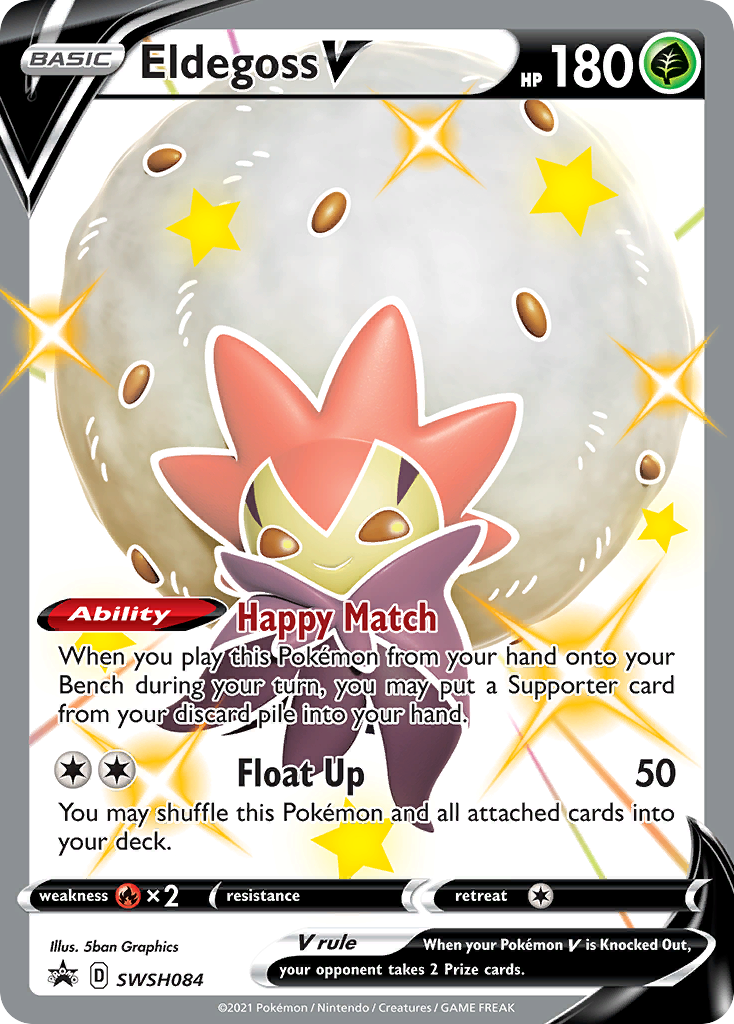 Eldegoss V (SWSH084) [Sword & Shield: Black Star Promos] - Pokémon - Card Brawlers | Quebec | Canada |