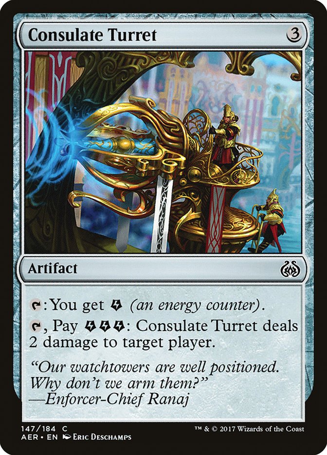 Consulate Turret [Aether Revolt] - Magic: The Gathering - Card Brawlers | Quebec | Canada |