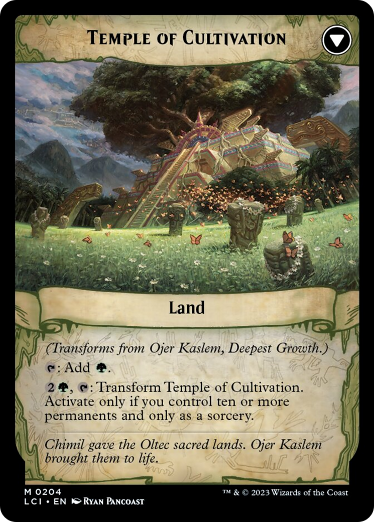Ojer Kaslem, Deepest Growth // Temple of Cultivation [The Lost Caverns of Ixalan] - Magic: The Gathering - Card Brawlers | Quebec | Canada |