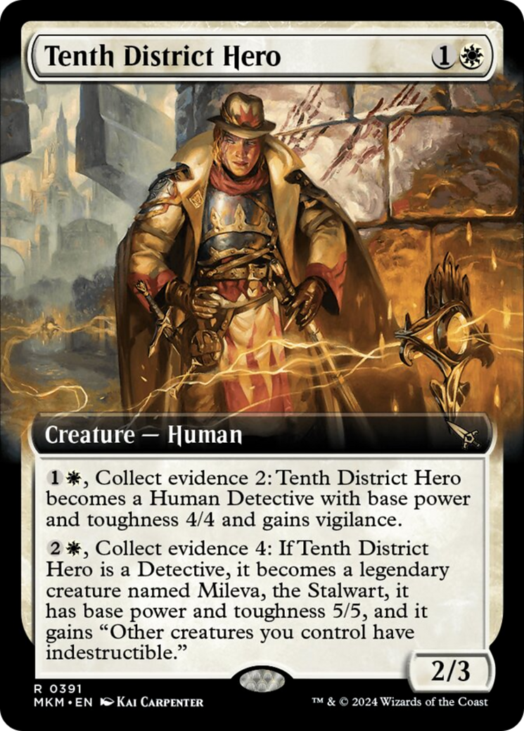 Tenth District Hero (Extended Art) [Murders at Karlov Manor] - Magic: The Gathering - Card Brawlers | Quebec | Canada |