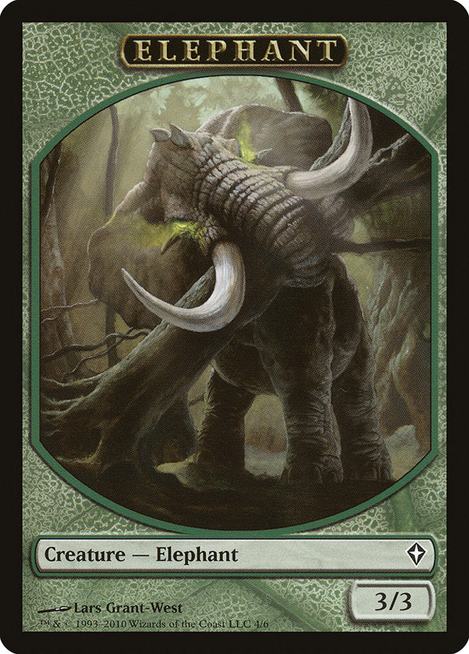Elephant Token [Worldwake Tokens] - Magic: The Gathering - Card Brawlers | Quebec | Canada |