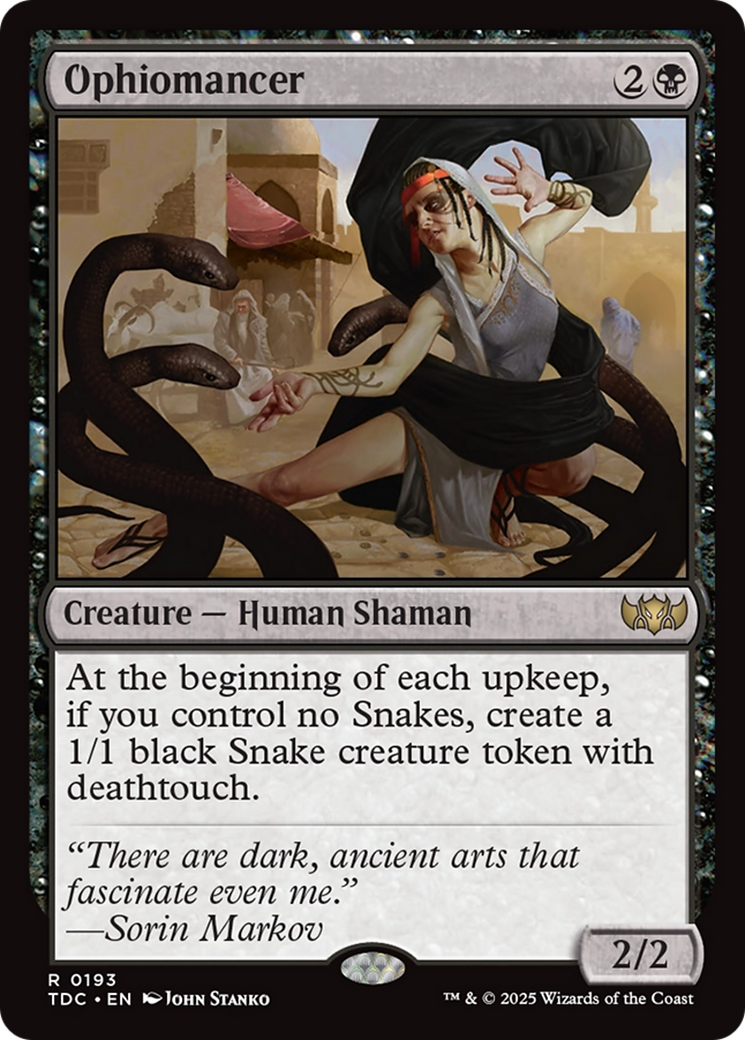 Ophiomancer [Tarkir: Dragonstorm Commander] - Magic: The Gathering - Card Brawlers | Quebec | Canada |