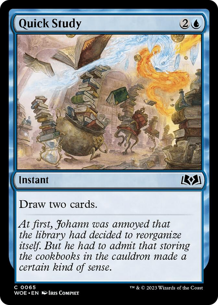 Quick Study [Wilds of Eldraine] - Magic: The Gathering - Card Brawlers | Quebec | Canada |