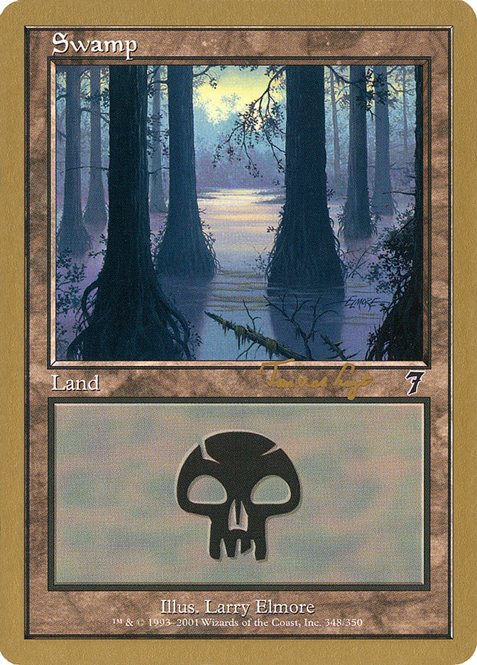 Swamp (tvdl348) (Tom van de Logt) [World Championship Decks 2001] - Magic: The Gathering - Card Brawlers | Quebec | Canada |