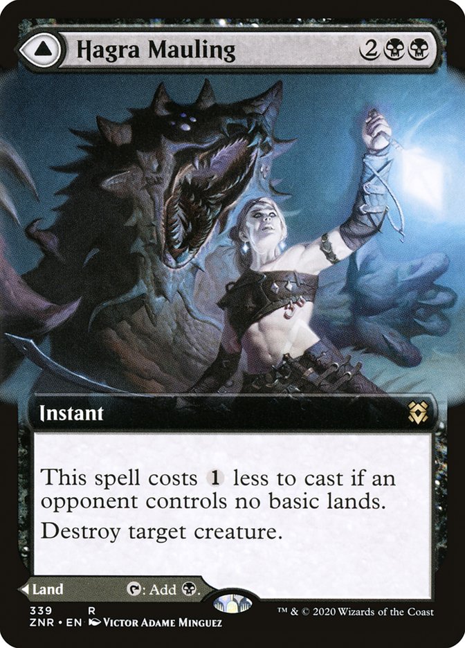 Hagra Mauling // Hagra Broodpit (Extended Art) [Zendikar Rising] - Magic: The Gathering - Card Brawlers | Quebec | Canada |