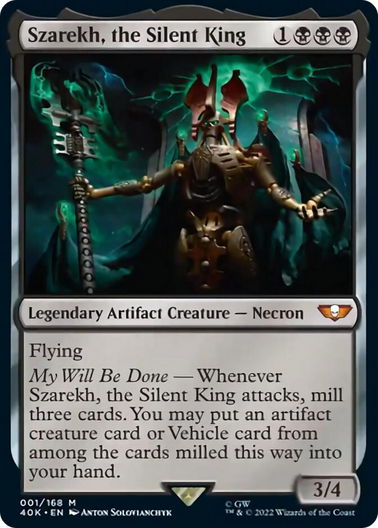 Szarekh, the Silent King (Surge Foil) [Warhammer 40,000] - Magic: The Gathering - Card Brawlers | Quebec | Canada |