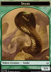 Snake // Warrior Double-Sided Token [Hour of Devastation Tokens] - Magic: The Gathering - Card Brawlers | Quebec | Canada |