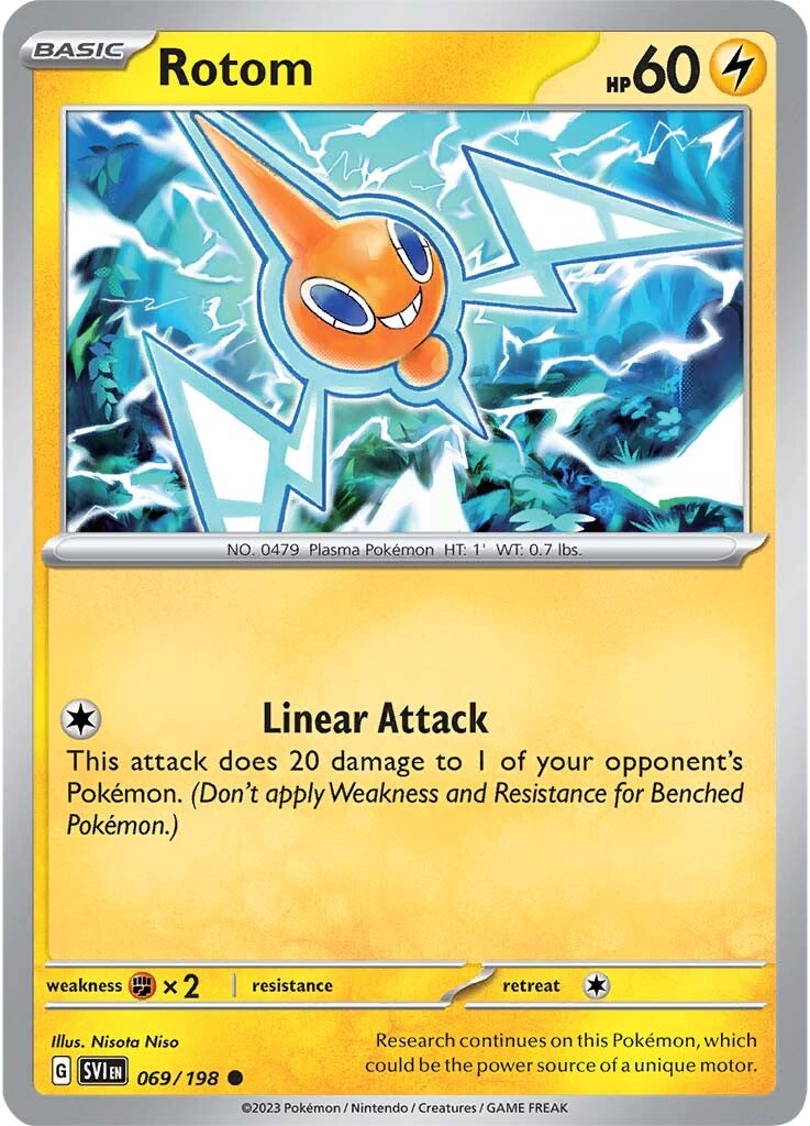 Rotom (069/198) [Scarlet & Violet: Base Set] - Pokémon - Card Brawlers | Quebec | Canada |