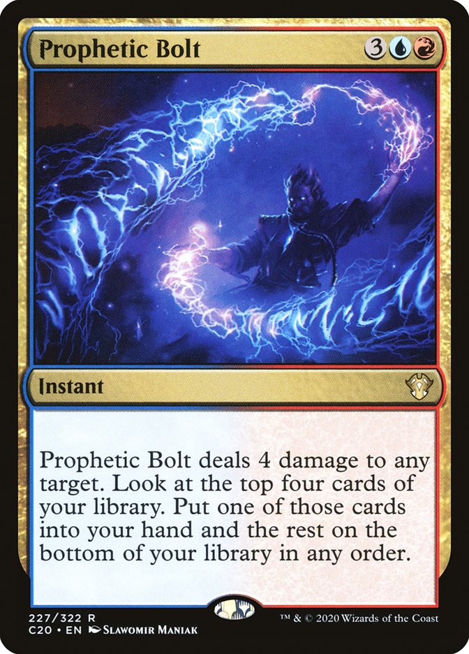Prophetic Bolt [Commander 2020] - Magic: The Gathering - Card Brawlers | Quebec | Canada |