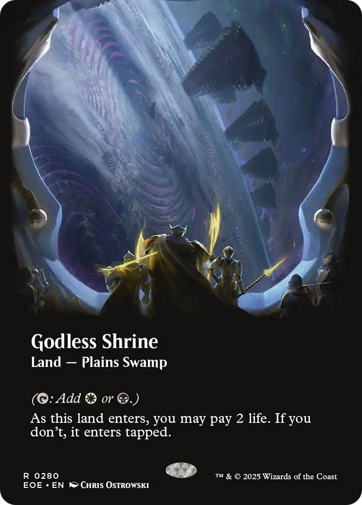 Godless Shrine (Borderless) [Edge of Eternities] - Magic: The Gathering - Card Brawlers | Quebec | Canada |