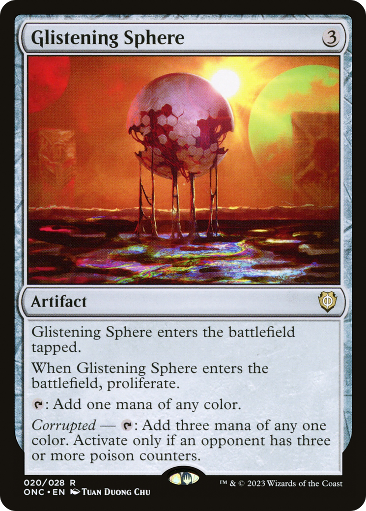 Glistening Sphere [Phyrexia: All Will Be One Commander] - Magic: The Gathering - Card Brawlers | Quebec | Canada |