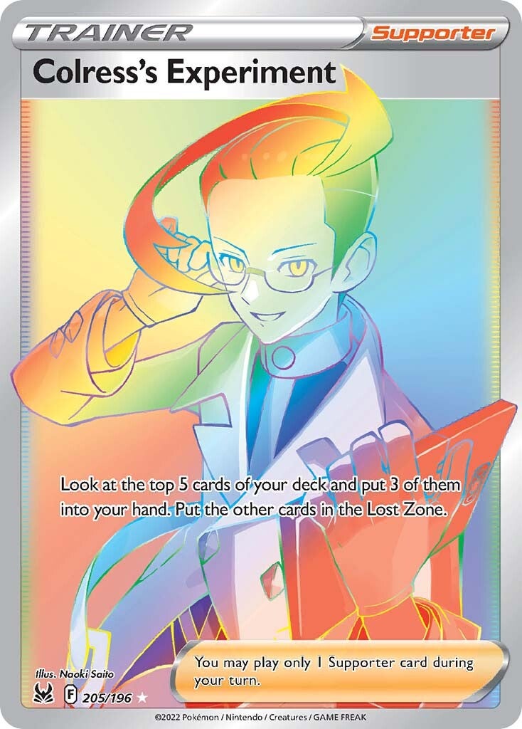 Colress's Experiment (205/196) [Sword & Shield: Lost Origin] - Pokémon - Card Brawlers | Quebec | Canada |