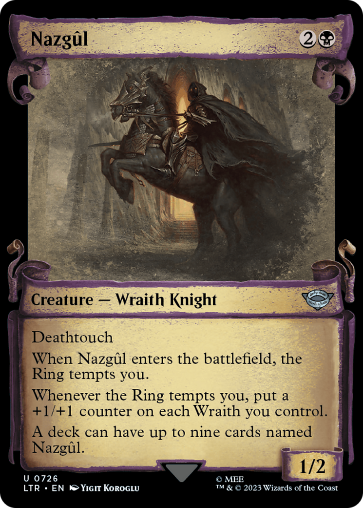 Nazgul (0726) [The Lord of the Rings: Tales of Middle-Earth Showcase Scrolls] - Magic: The Gathering - Card Brawlers | Quebec | Canada |
