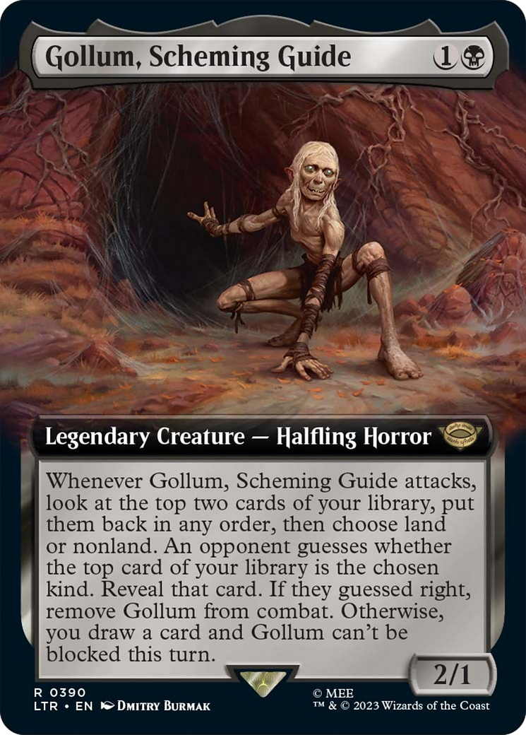Gollum, Scheming Guide (Extended Art) [The Lord of the Rings: Tales of Middle-Earth] - Magic: The Gathering - Card Brawlers | Quebec | Canada |