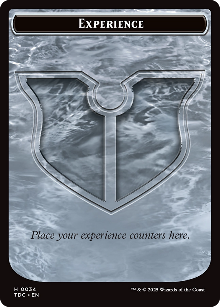 Experience // Treasure Double-Sided Token [Tarkir: Dragonstorm Commander Tokens] - Magic: The Gathering - Card Brawlers | Quebec | Canada |
