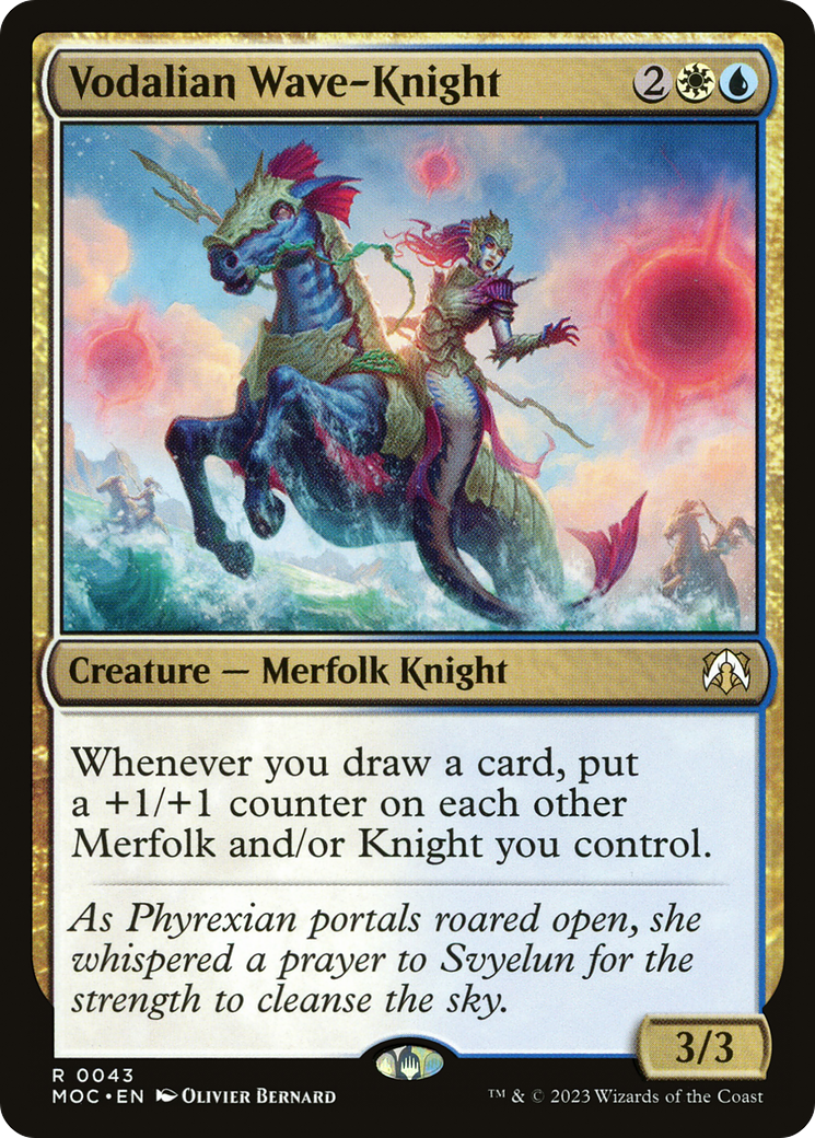 Vodalian Wave-Knight [March of the Machine Commander] - Magic: The Gathering - Card Brawlers | Quebec | Canada |