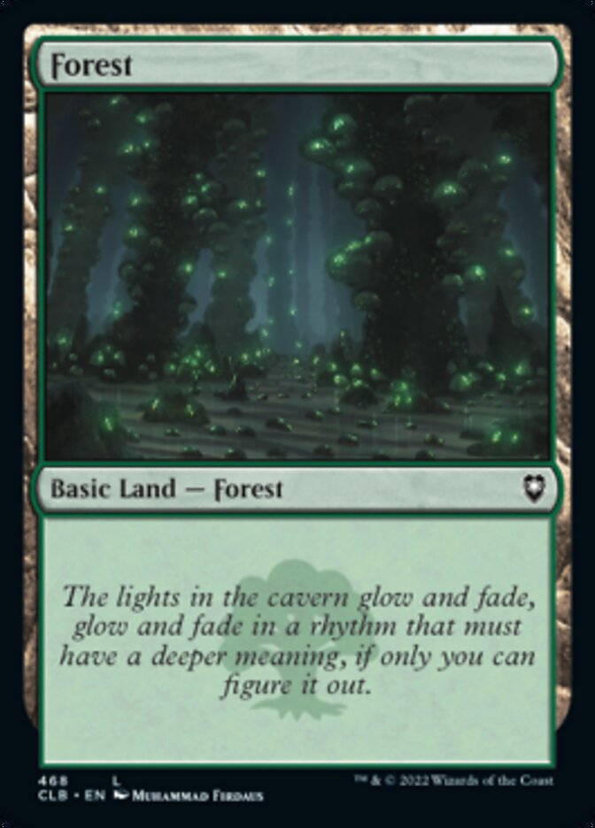 Forest (468) [Commander Legends: Battle for Baldur's Gate] - Magic: The Gathering - Card Brawlers | Quebec | Canada |