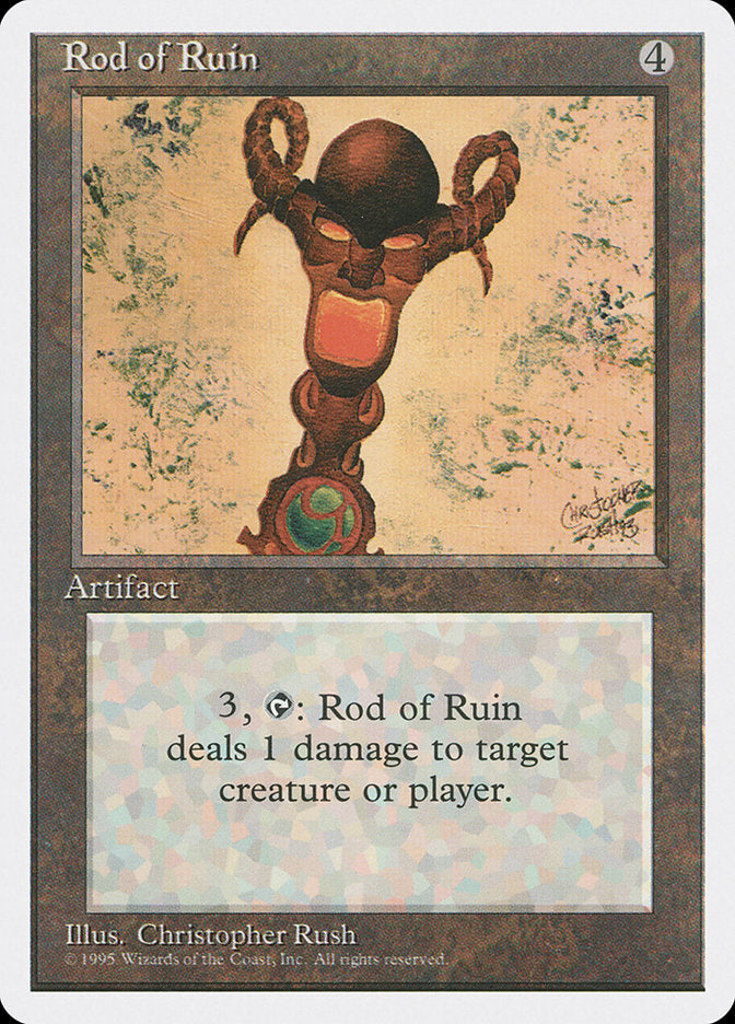 Rod of Ruin [Fourth Edition] - Magic: The Gathering - Card Brawlers | Quebec | Canada |