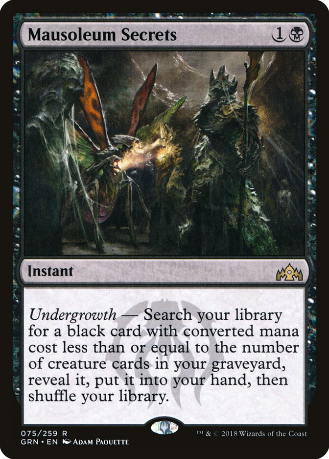 Mausoleum Secrets [Guilds of Ravnica] - Magic: The Gathering - Card Brawlers | Quebec | Canada |