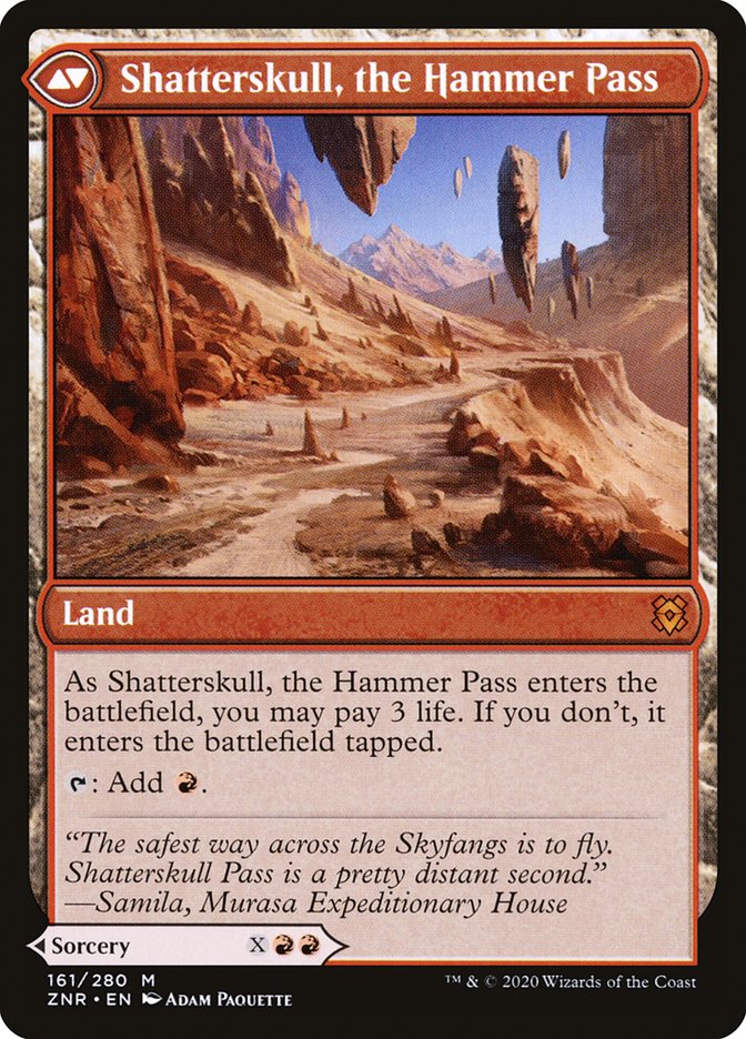 Shatterskull Smashing // Shatterskull, the Hammer Pass [Zendikar Rising] - Magic: The Gathering - Card Brawlers | Quebec | Canada |