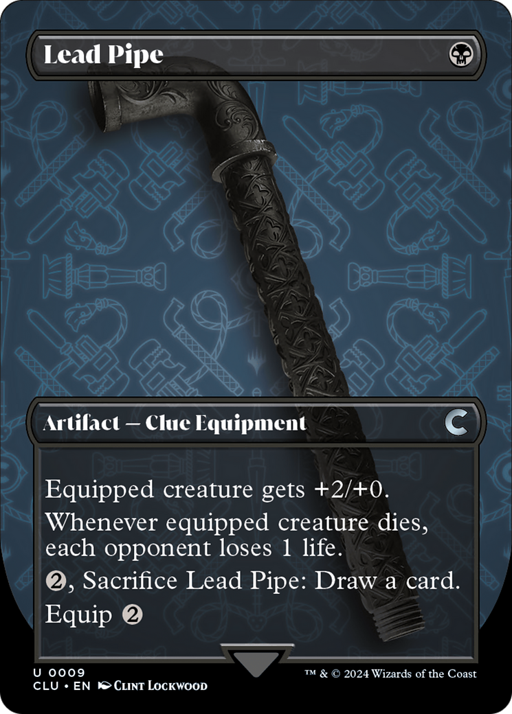 Lead Pipe (Borderless) [Ravnica: Clue Edition] - Magic: The Gathering - Card Brawlers | Quebec | Canada |