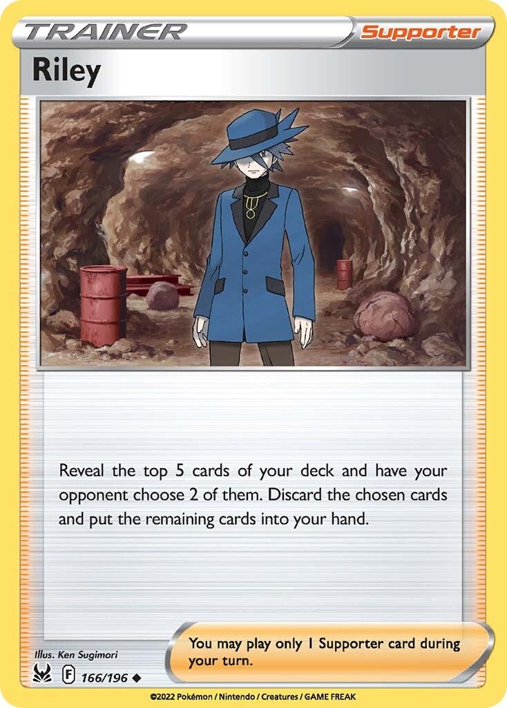 Riley (166/196) [Sword & Shield: Lost Origin] - Pokémon - Card Brawlers | Quebec | Canada |