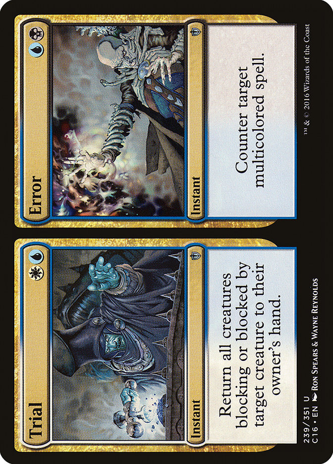 Trial // Error [Commander 2016] - Magic: The Gathering - Card Brawlers | Quebec | Canada |