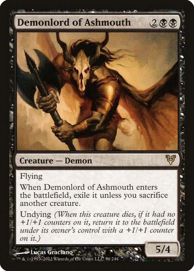 Demonlord of Ashmouth [Avacyn Restored] - Magic: The Gathering - Card Brawlers | Quebec | Canada |