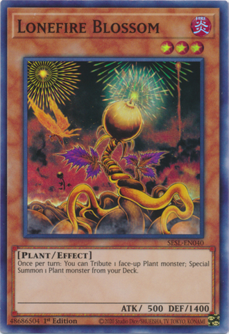 Lonefire Blossom [SESL-EN040] Super Rare - Yu-Gi-Oh! - Card Brawlers | Quebec | Canada |