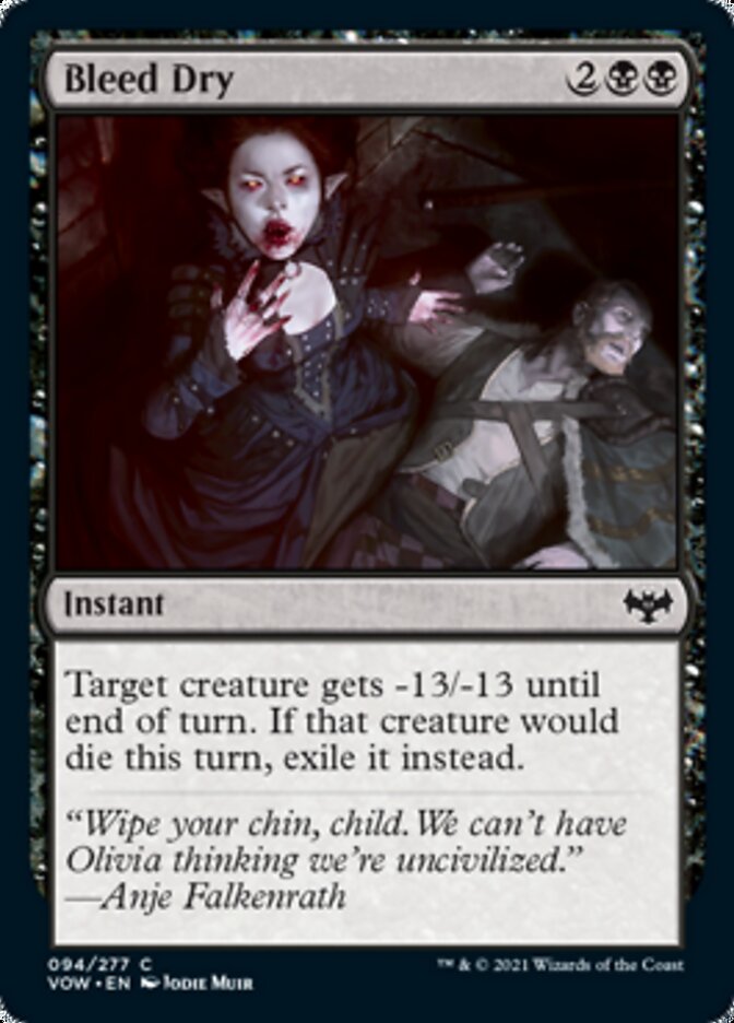 Bleed Dry [Innistrad: Crimson Vow] - Magic: The Gathering - Card Brawlers | Quebec | Canada |