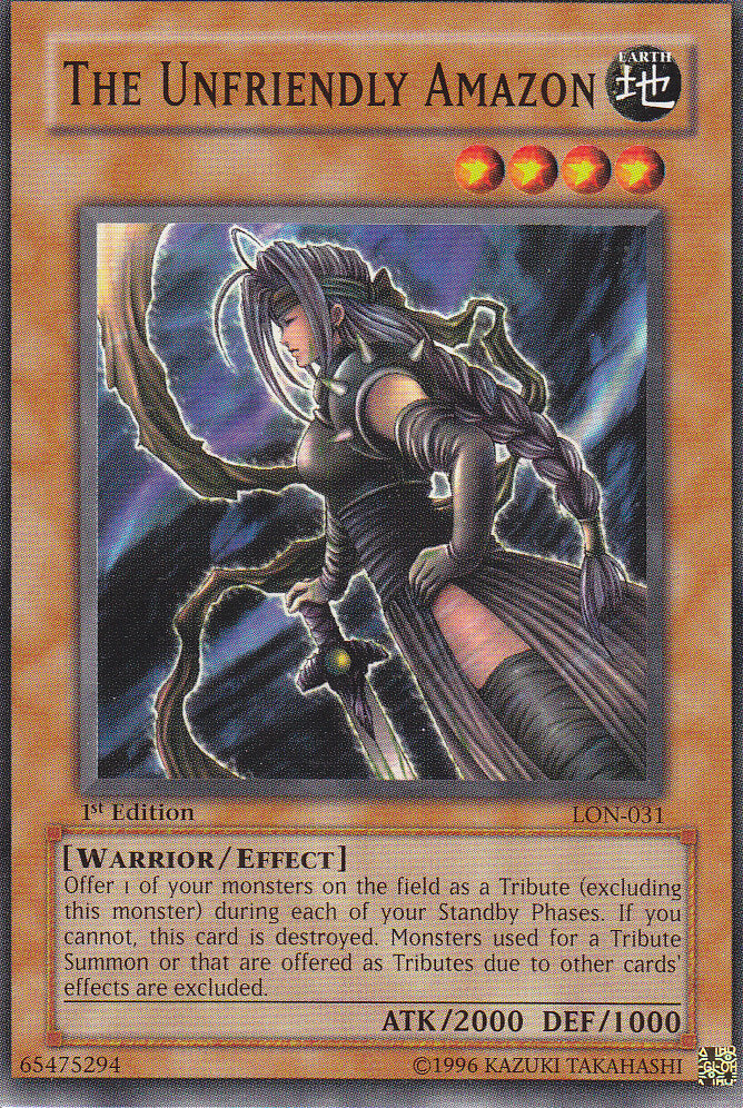 The Unfriendly Amazon [LON-031] Common - Yu-Gi-Oh! - Card Brawlers | Quebec | Canada |