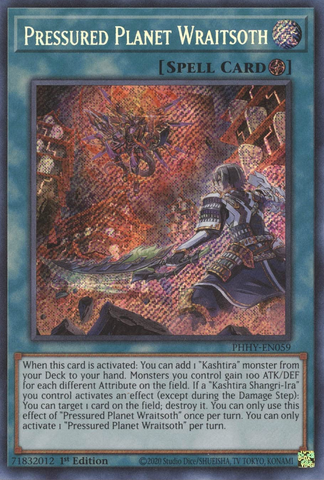 Pressured Planet Wraitsoth [PHHY-EN059] Secret Rare - Yu-Gi-Oh! - Card Brawlers | Quebec | Canada |