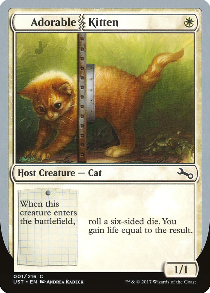 Adorable Kitten [Unstable] - Magic: The Gathering - Card Brawlers | Quebec | Canada |
