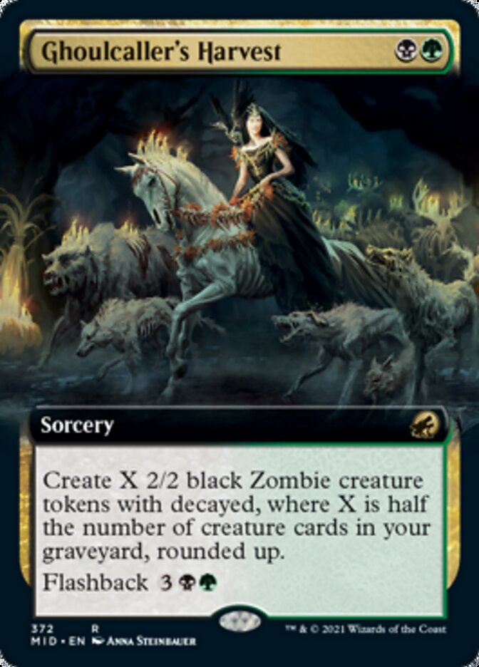 Ghoulcaller's Harvest (Extended Art) [Innistrad: Midnight Hunt] - Magic: The Gathering - Card Brawlers | Quebec | Canada |