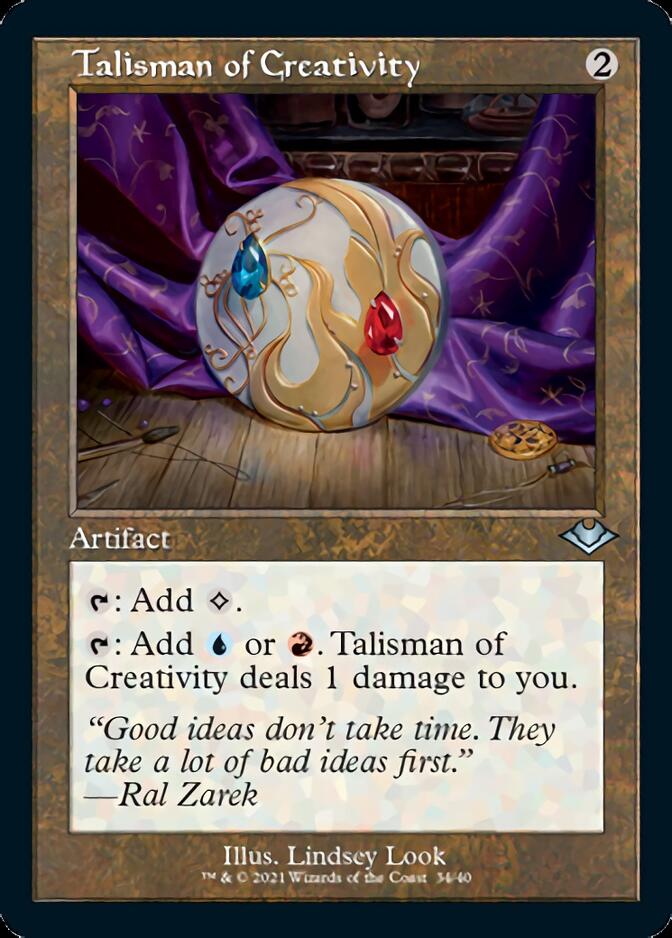 Talisman of Creativity (Retro Foil Etched) [Modern Horizons] - Magic: The Gathering - Card Brawlers | Quebec | Canada |