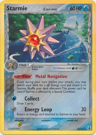 Starmie (15/113) (Delta Species) (Stamped) [EX: Delta Species] - Pokémon - Card Brawlers | Quebec | Canada |
