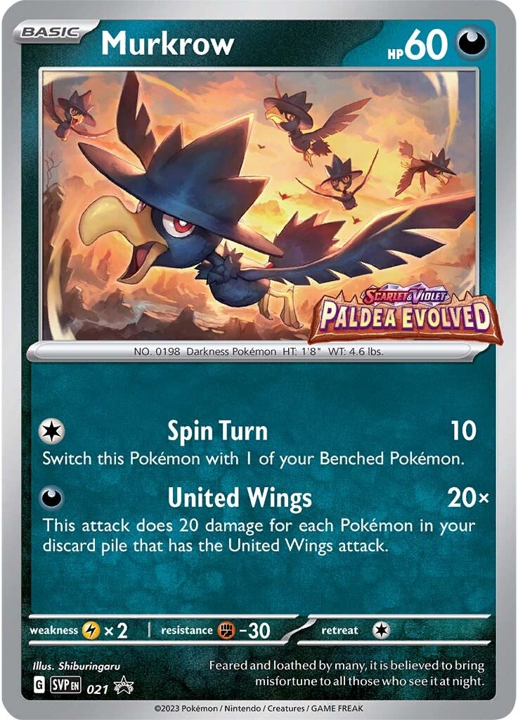 Murkrow (021) [Scarlet & Violet: Black Star Promos] - Pokémon - Card Brawlers | Quebec | Canada |