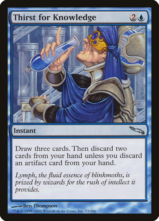 Thirst for Knowledge [Mirrodin] - Magic: The Gathering - Card Brawlers | Quebec | Canada |