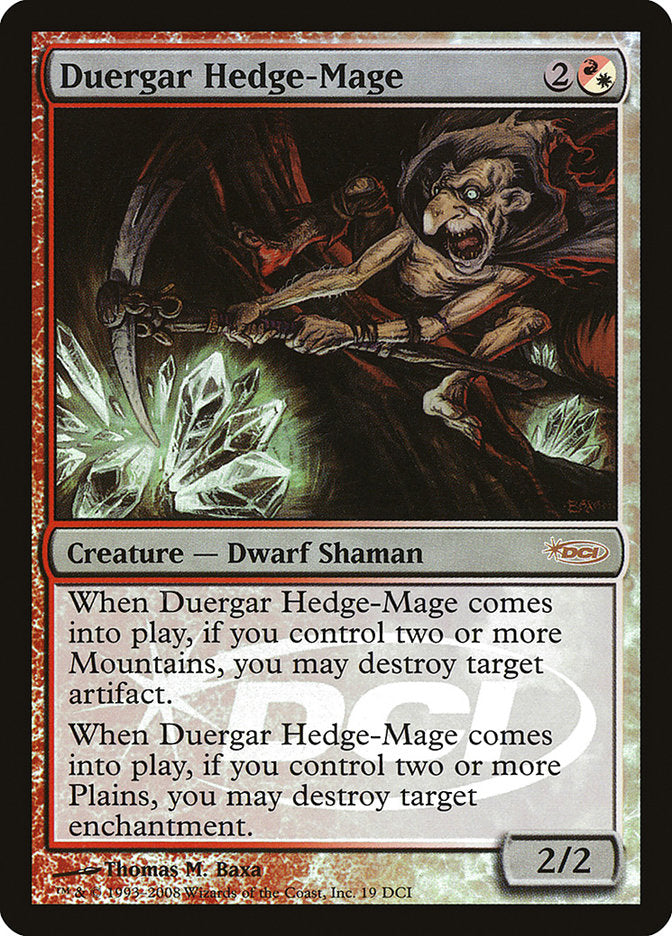Duergar Hedge-Mage [Gateway 2008] - Magic: The Gathering - Card Brawlers | Quebec | Canada |