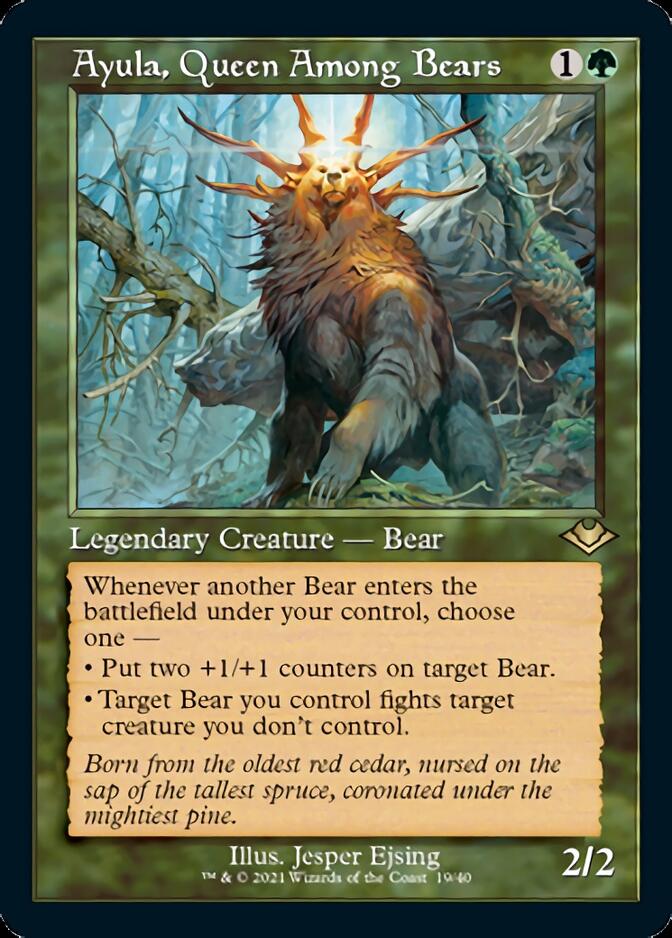 Ayula, Queen Among Bears (Retro Foil Etched) [Modern Horizons] - Magic: The Gathering - Card Brawlers | Quebec | Canada |