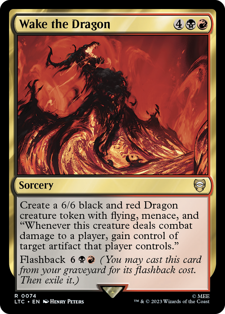 Wake the Dragon [The Lord of the Rings: Tales of Middle-Earth Commander] - Magic: The Gathering - Card Brawlers | Quebec | Canada |
