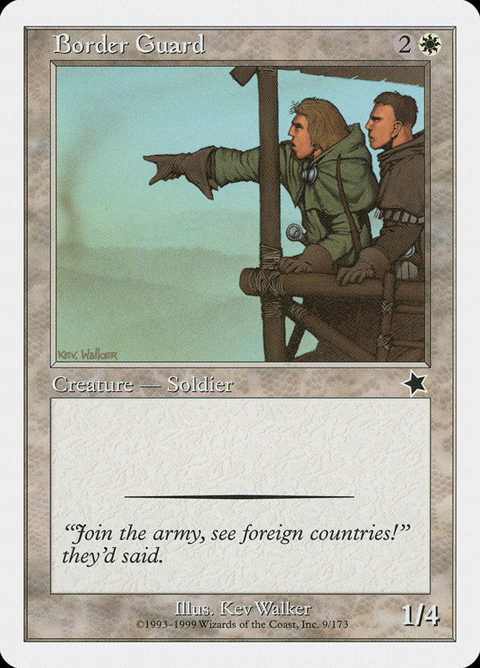 Border Guard [Starter 1999] - Magic: The Gathering - Card Brawlers | Quebec | Canada |