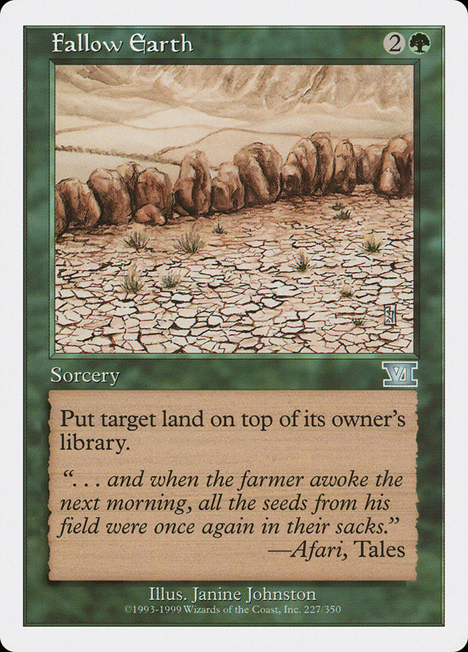 Fallow Earth [Classic Sixth Edition] - Magic: The Gathering - Card Brawlers | Quebec | Canada |