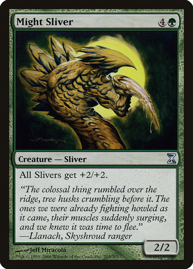 Might Sliver [Time Spiral] - Magic: The Gathering - Card Brawlers | Quebec | Canada |