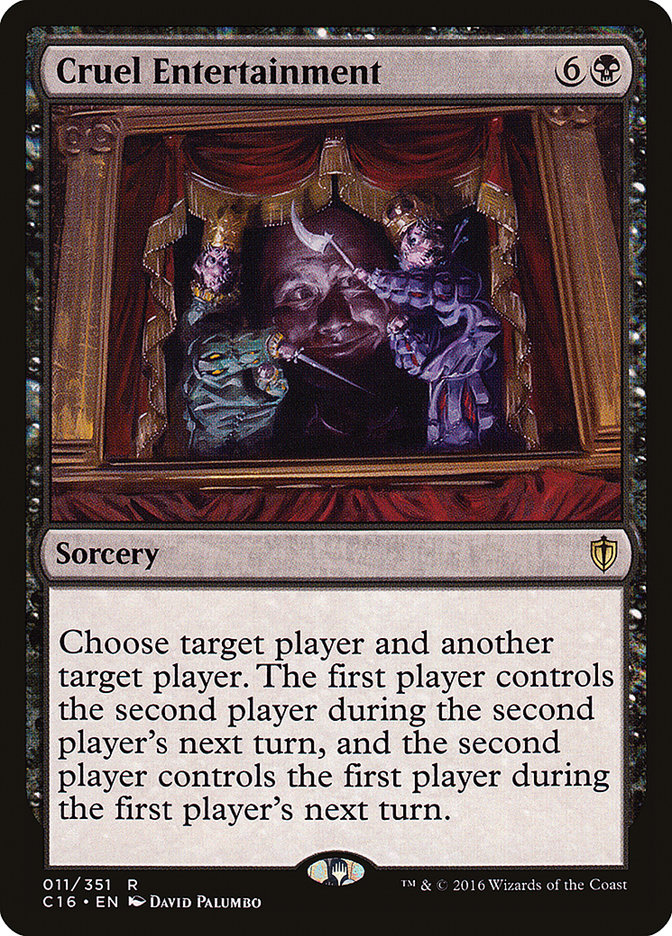 Cruel Entertainment [Commander 2016] - Magic: The Gathering - Card Brawlers | Quebec | Canada |