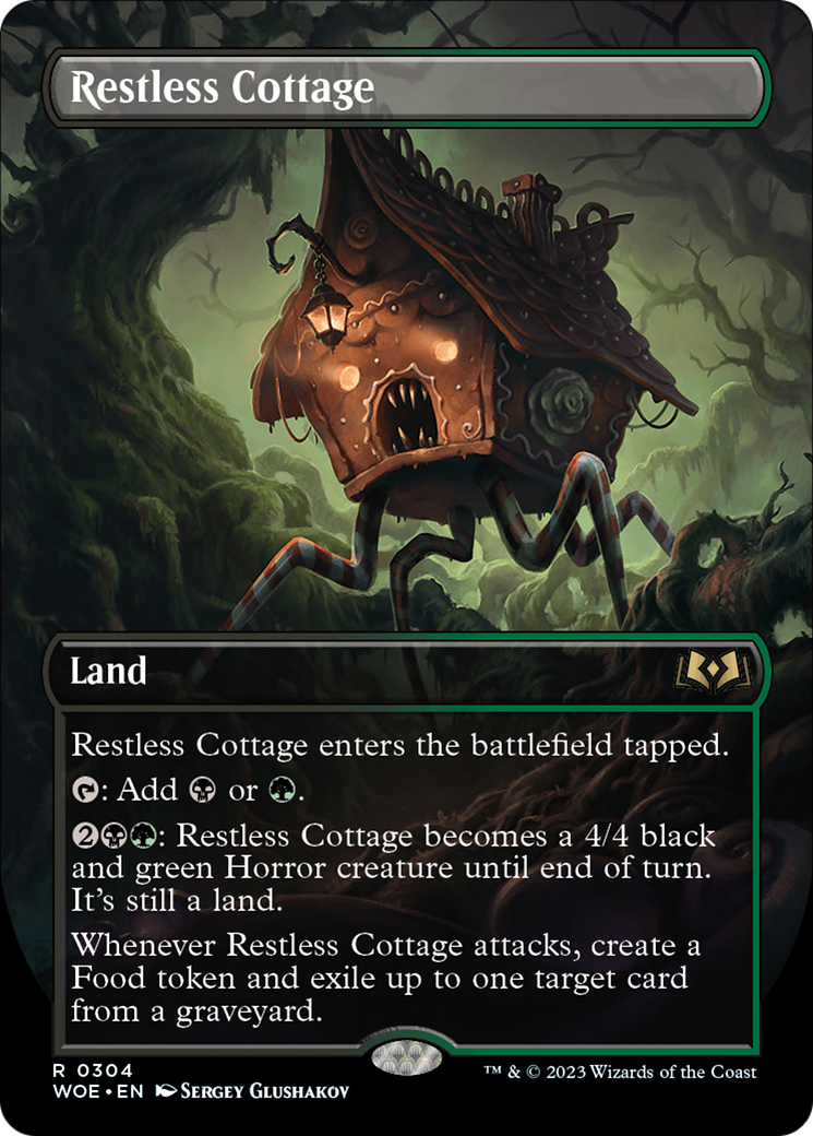 Restless Cottage (Borderless Alternate Art) [Wilds of Eldraine] - Magic: The Gathering - Card Brawlers | Quebec | Canada |