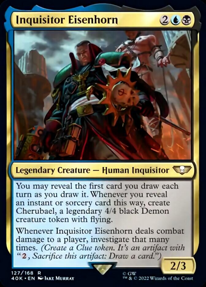 Inquisitor Eisenhorn (Surge Foil) [Warhammer 40,000] - Magic: The Gathering - Card Brawlers | Quebec | Canada |