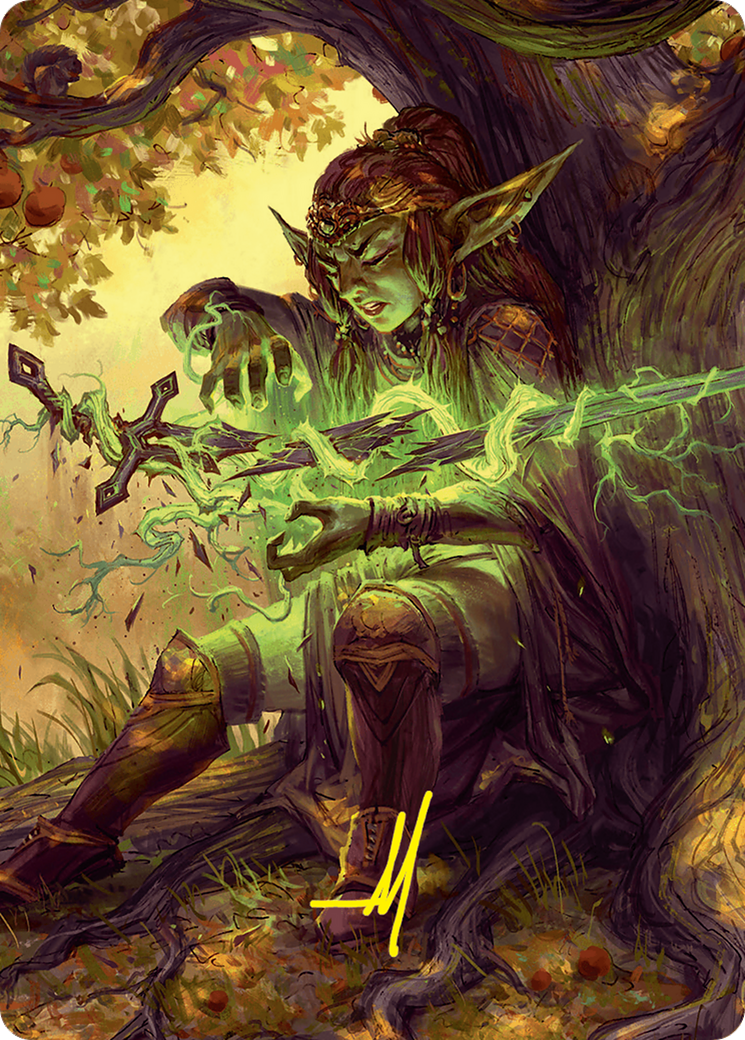 Reclamation Sage Art Card (45/54) (Gold-Stamped Signature) [Foundations Art Series] - Magic: The Gathering - Card Brawlers | Quebec | Canada |
